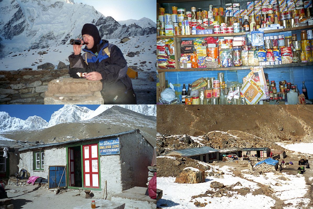 08 Jerome Ryan Enjoying A Coke And Mars Bar At Himalayan Lodge, Gorak Shep 1997